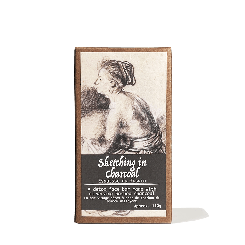 Bar Soap: Sketching in Charcoal | Bamboo Charcoal