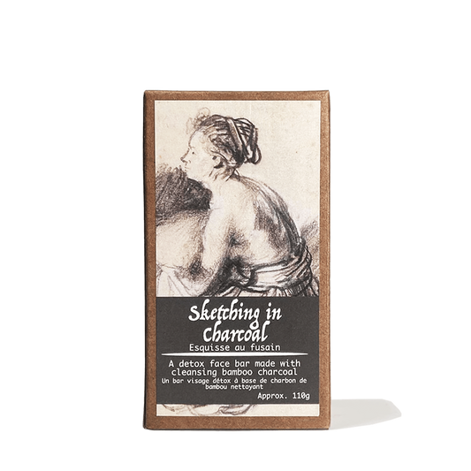 Bar Soap: Sketching in Charcoal | Bamboo Charcoal